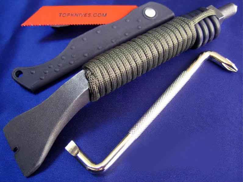 TOPS 便携式 碳钢撬棍、迷你折叠锯、双头螺丝刀